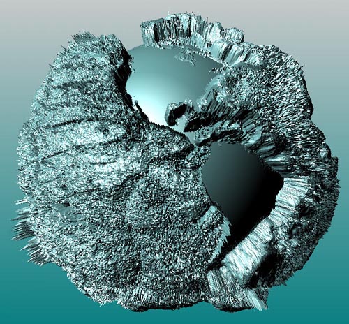 Inverted Seafloor Globe 300x